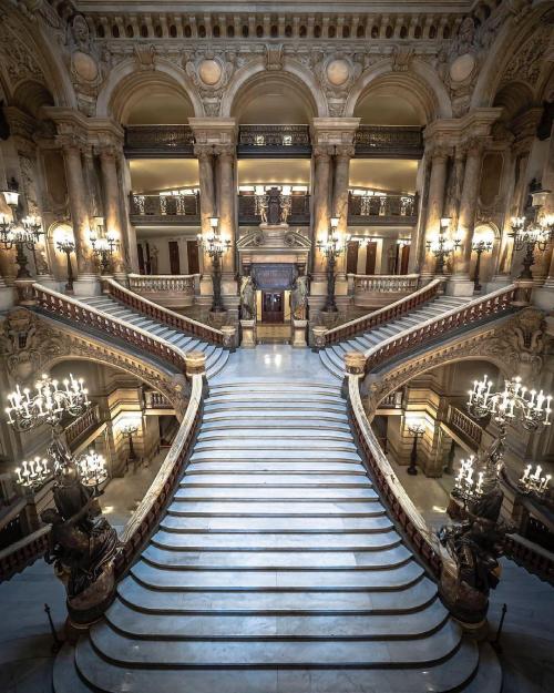 The Opera Garnier, Is A Renowned Opera House In Paris, France. Designed By The Architect Charles Garnier,
