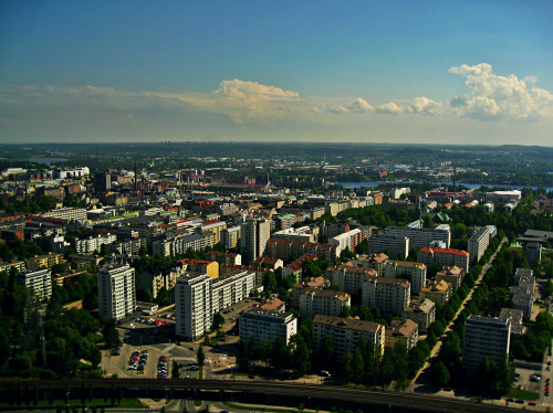 #TAMPERE IMPRESSIONSTampere from above looks even more amazing in summer. I just love the view from 