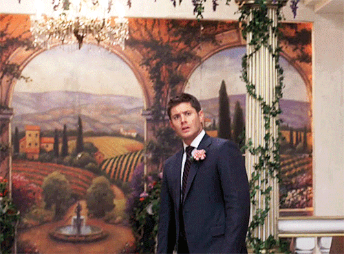 becauseofthebowties: Dean and Cas are getting married today. They’re both very nervous.