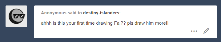 destiny-islanders:  I’ve drawn him once before… in 2012 omfg… That was my first