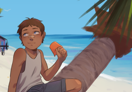 cccastor:Preview of my piece for @lancitozine!Lancito is a Lance centric charity zine in which all p