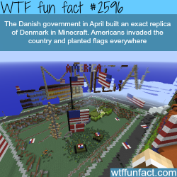 wtf-fun-factss:  Minecraft Denmark invaded