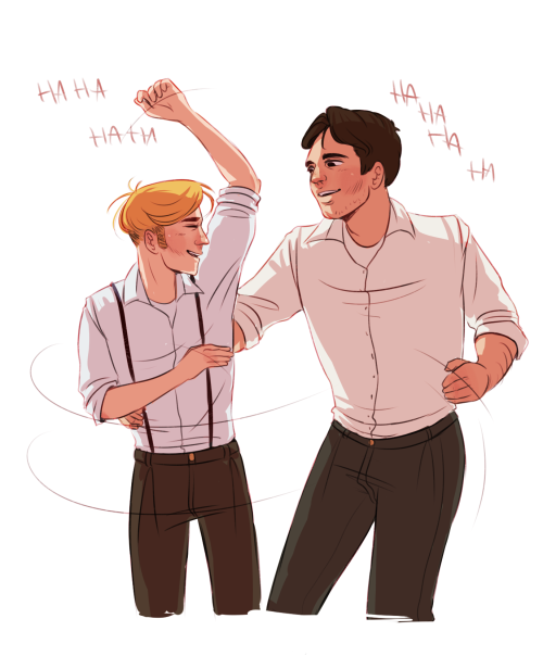 stephrc79:kayaczek:kayaczek:so umm Bucky was teaching Steve how to lindy and then things got more in