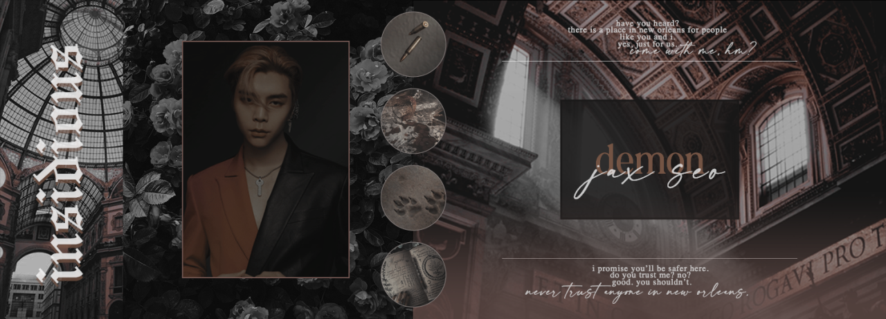 ⊱ 𝑰𝑵𝑺𝑰𝑫𝑰𝑶𝑼𝑺 ⊰「 ͏ Inspired by The Vampire Diaries, The Originals, The Legacies, American Horror Story ͏ 」OC roleplay // Literate // 19+ mun & muse // Supernatural City AU // All Orientations // Based on Mewe // Modern Setting in New Orleans // Welcomes Asian descents & Internationals // Black Market System❛ welcome to new orleans! ❜ ─ We’ve been awaiting your presence. Glad you found your way home, Jax Seo. #krp#krp ads#mewe rp#oc rp#literate roleplay#oc roleplay#nct 127#nct#johnny suh#johnny seo#seo youngho#suh youngho#accepted