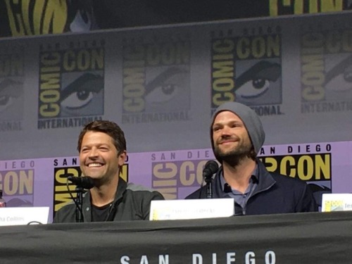 Supernatural panel at #SDCC ½. Taken by my friend so I could relax and enjoy.Feel free to s