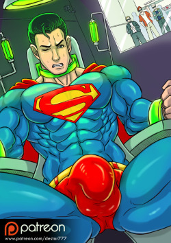 Superman in trouble…the kryptonite