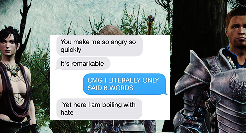 urdnot:  round of applause for the original argument for polyamory in thedas  