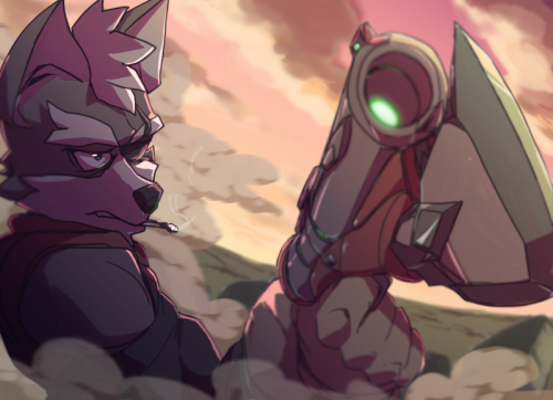 layeyes:  Some free draws of Wolf O’Donnell to ease my night of comic/commission work.My Birthday gift to you all UuU SFLL Chapter 2 is coming. 