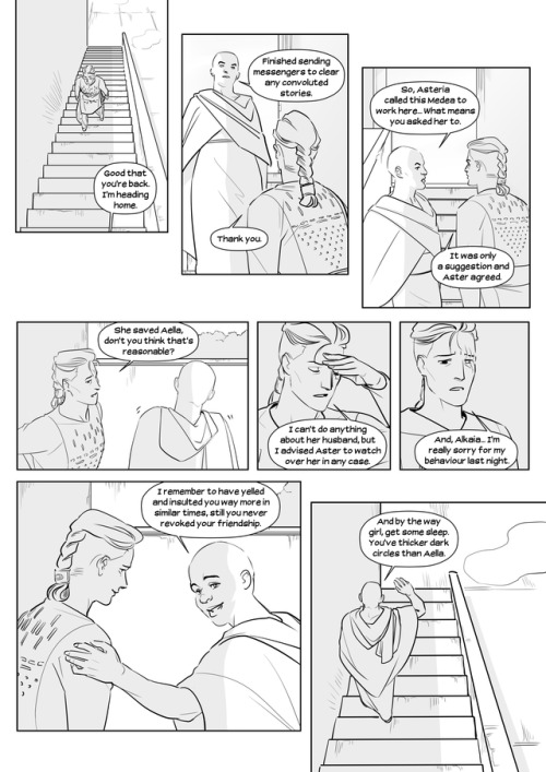 amazonomachycomic:Second ArcSecond Chapter - p. 16.New pages~ finally… there’s some info in t