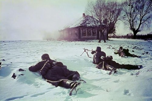 Eastern Front, Soviet Union, theater of war HG Mitte, Battle of Moscow Oct. 1941 - Jan. 1942: Infant