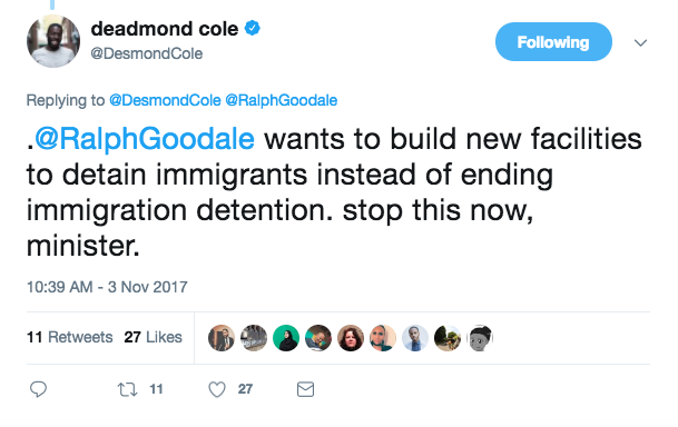 allthecanadianpolitics:  Thread by Desmond Cole on a death of a woman in immigrant