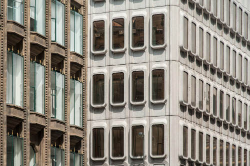 Another new database entry: Beautiful Norwich House with its upper floors clad in precast concrete p