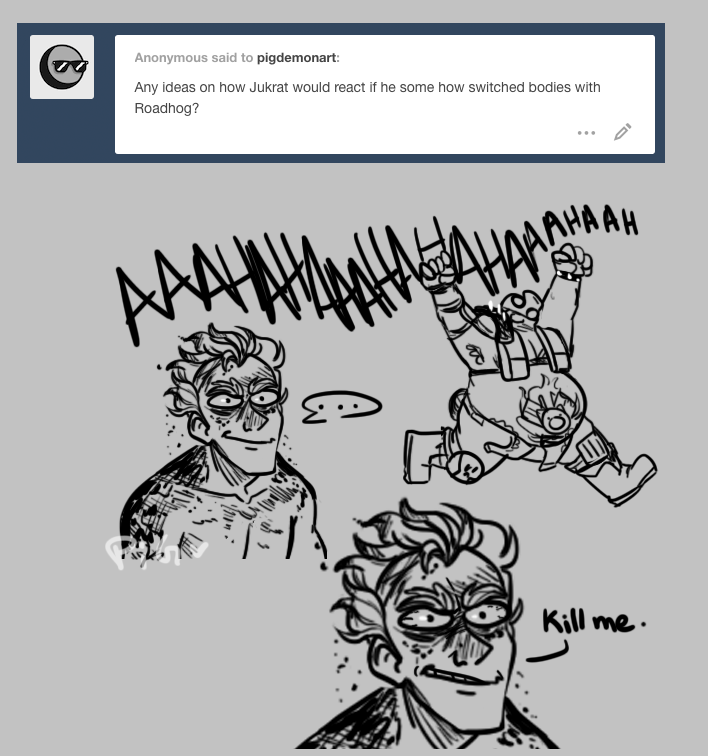 pigdemonart:  I got this ask like a million years ago and saved it. Did some quicky