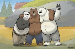 rodneybear:  We bare bears fanart 