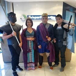 The #Greyworm ,The #CerseiLanister , The #NedStark , The #JoffreyBaratheon #halloween #gameofthrones  (at Teleperformance Singapore)