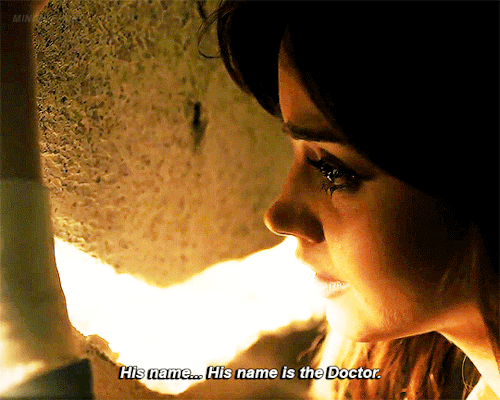 Doctor Who Rewatch ➤ The Time of the DoctorYouve been asking a question... and its time someone told you youve been getting it wrong. #doctor who#clara oswald#dwedit#dwgifs#timelordgifs#g#dw rewatch