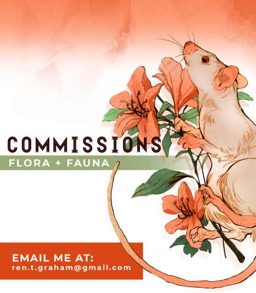 godzillabreath: I’m open for commission work if you’re looking for a holiday gift or a tattoo piece–