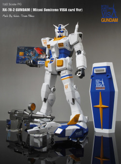 gunjap:  vicious’s PG 1/60 RX-78-2 Gundam (Mitsui Sumitomo VISA card Ver.)http://www.gunjap.net/site/?p=324504