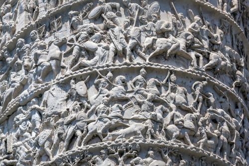 romebyzantium:Reliefs - Column of Marcus Aurelius, Rome, Italy.