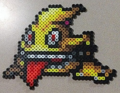 Digimon:  SukamonDigimon is owned by Saban, Toei Animation, and Bandai.Find more Digimon perler bead