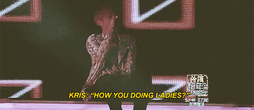 kmexoplanet:  Kris:“How you doing ladies?” 