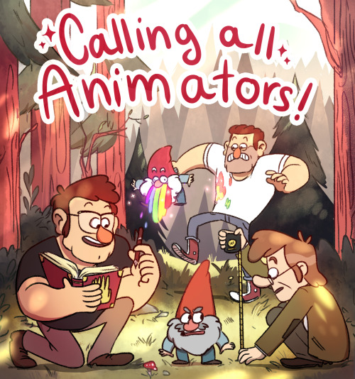 crispystar:sammymationsart:mtanimate:Calling all animators !Our little project is full of many great