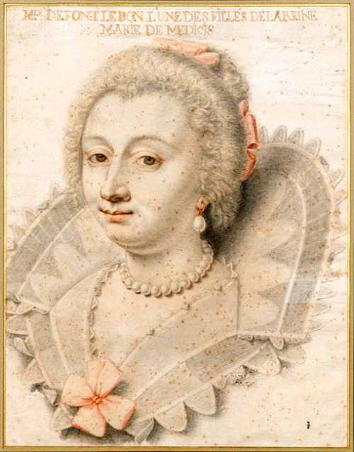Mlle. de Fontlebon, maid of honour of Marie de Medici, by Daniel Dumonstier, early 17th century