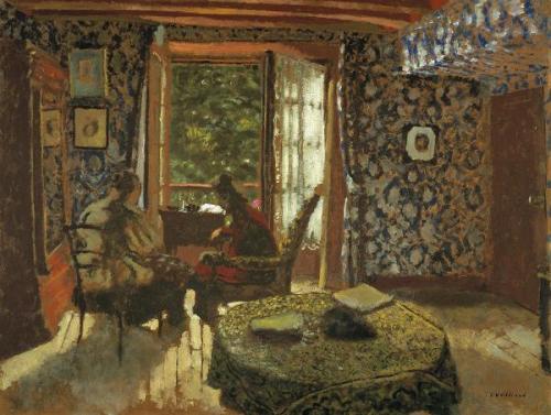 Interior, 1902, Edouard VuillardMedium: oil,cardboard