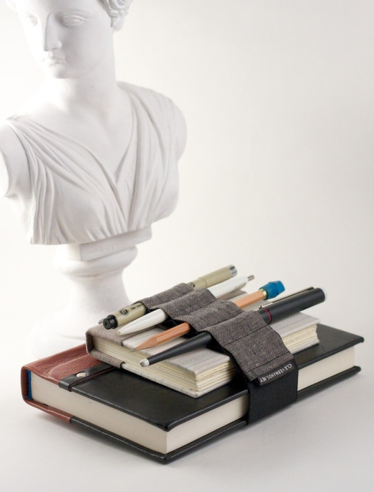 stuffguyswant:Handmade Journal Bandoliers by Emily Oinen  Designer Emily Oinen from