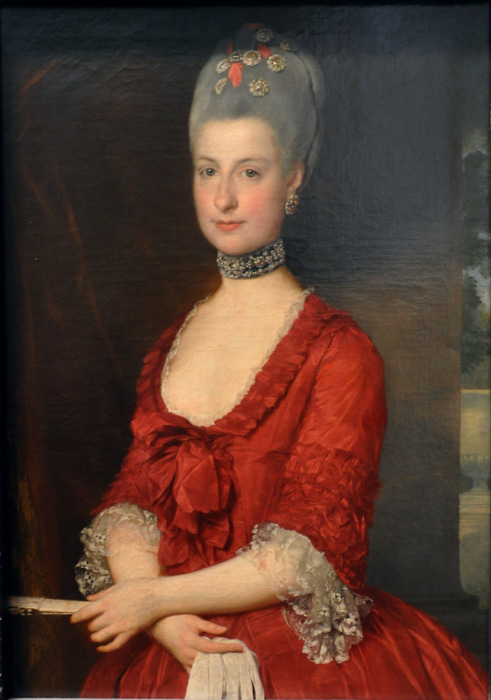 Archduchess Maria Christina, Duchess of Teschen (1742-1798), painted by Marcello Bacciarelli in 1766
