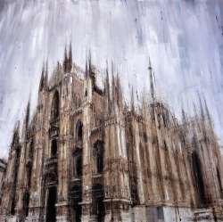 culturenlifestyle:  Blurred Cityscapes by Valerio D’OspinaItalian artist Valerio D’Ospina’s stunning and brazen cityscapes focus on the architectural details of New York and Italy. D’Ospina’s work resembles a contemporary impressionist feel