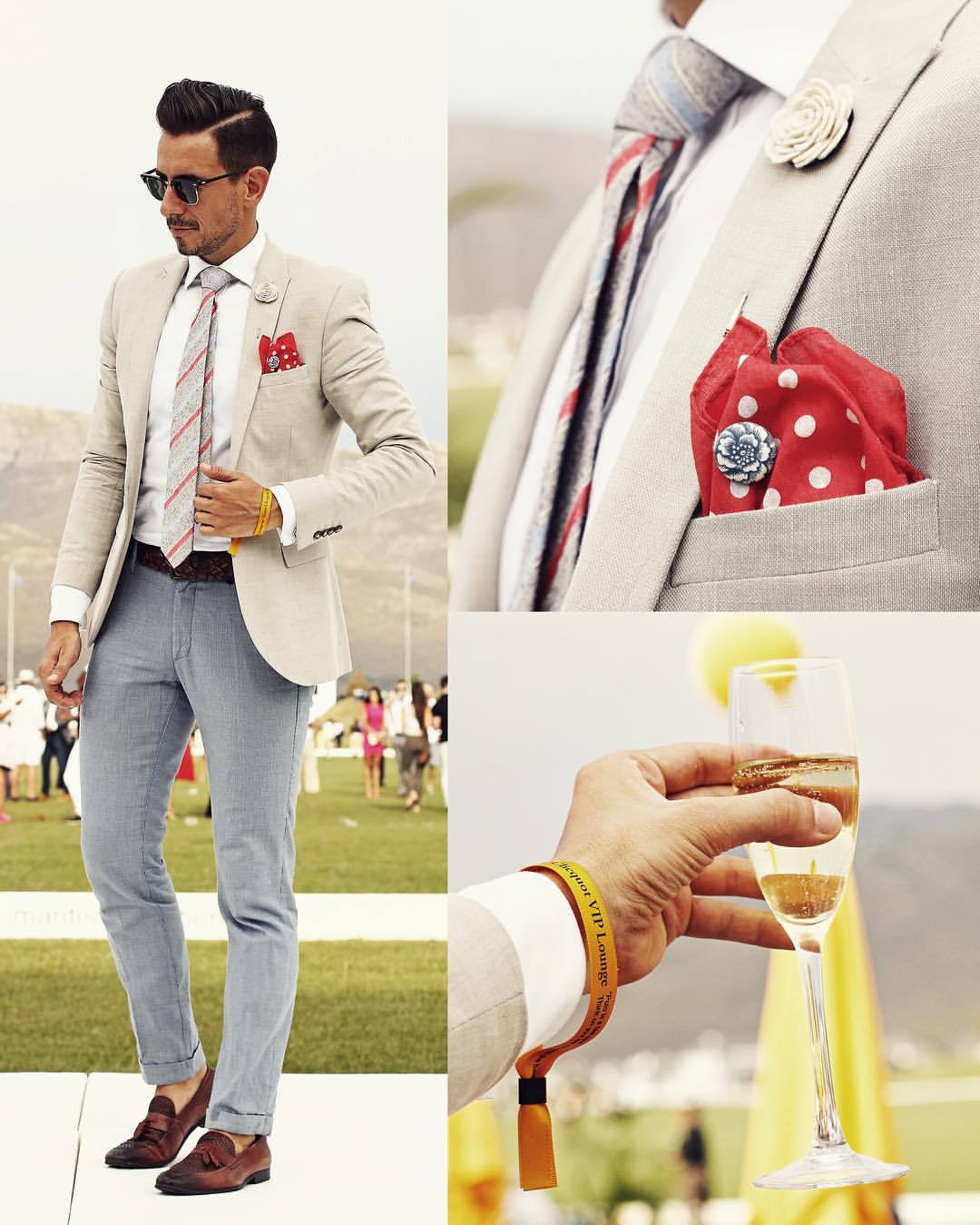 whatmyboyfriendwore:  Sometimes the perfect accessory is a glass of @veuveclicquot