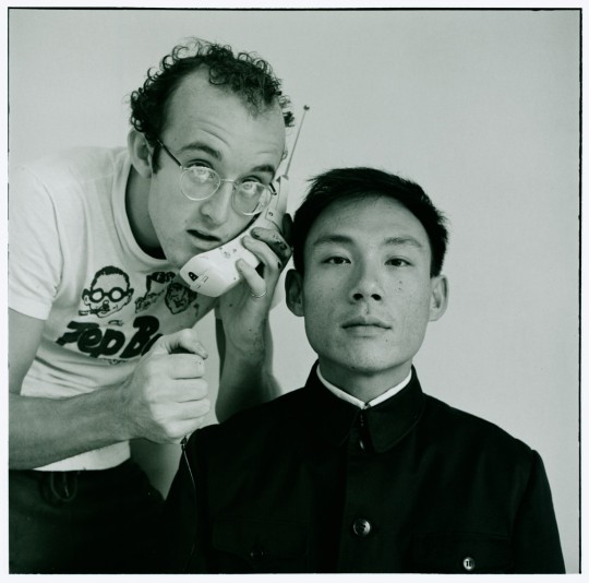 Keith Haring with Tseng Kwong Chi. Photo: Tseng Kwong Chi. © Muna Tseng Dance Projects, Inc.