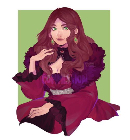 karmatine: a leetle dorothea for the very sweet @arnaultdorothea!! i had a blast drawing her, thank 