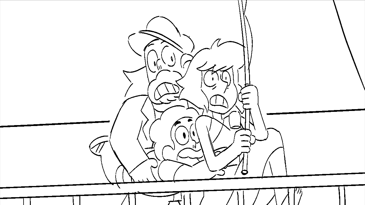 egomatter:  Here’s some panels i drew for ALONE AT SEA… Sometimes in revisions