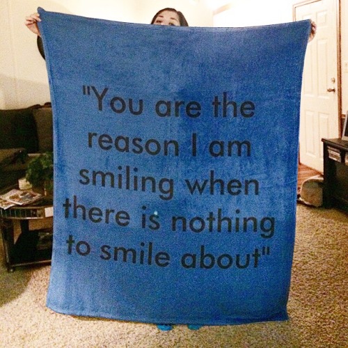 thebadnewsbabe:  My boyfriend got me a blanket with the front bottoms lyrics I cried a little