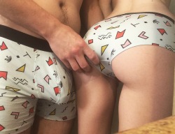 soilmate:  My boyfriend got us matching undies