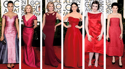 thelastpatronus:72nd Annual Golden Globe Awards - Rainbow red carpet