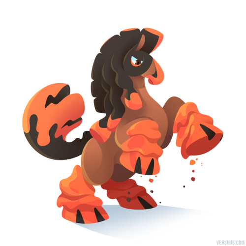 versiris:its legs are coated in protective mud, which increases the force of its kicks