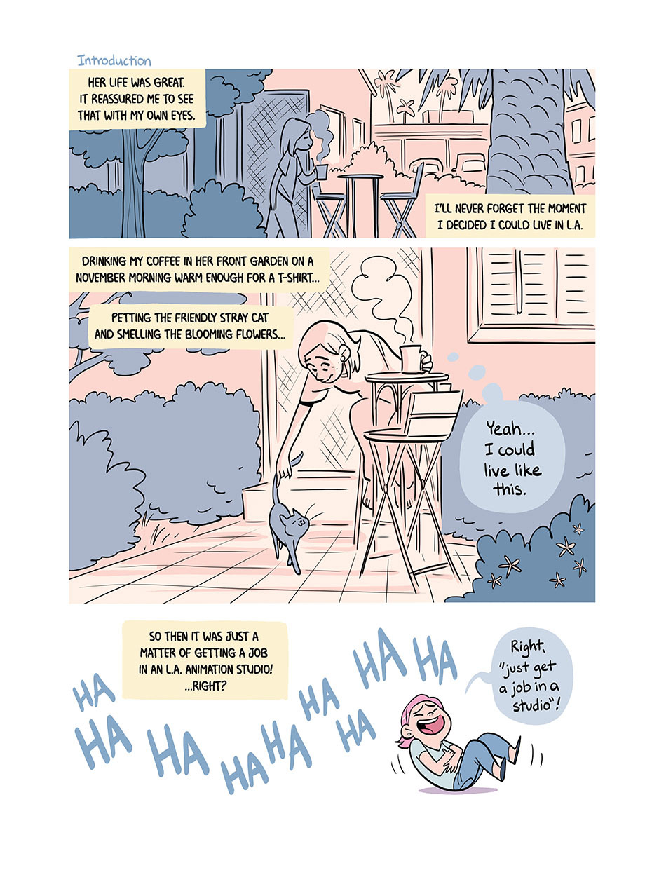 tally-art:   My new 70-page autobio comic about moving to LA and starting in animation