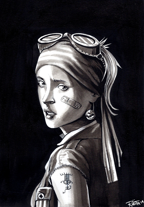 xombiedirge:  CBR&rsquo;s excellent The Line It is Drawn art challenge crew