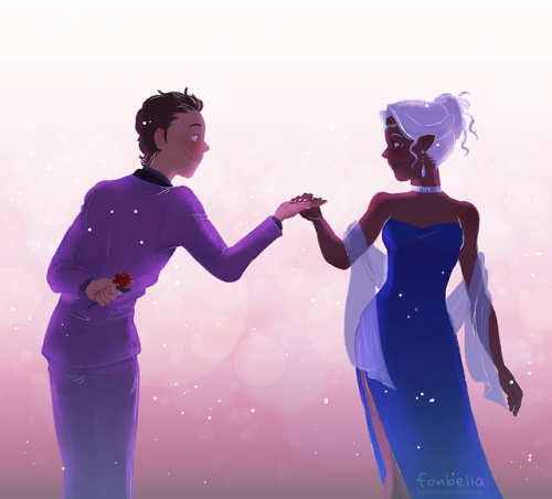 blacklionshiro:Allurance week day 4: Dance/Ball★Patreon | Commissions | Twitter ★