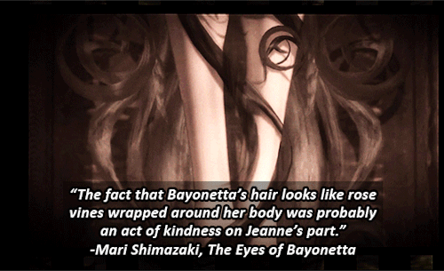 asleepinawell: Bayonetta &amp; Jeanne - Art Book Commentary (full quotes below the line) Keep readin