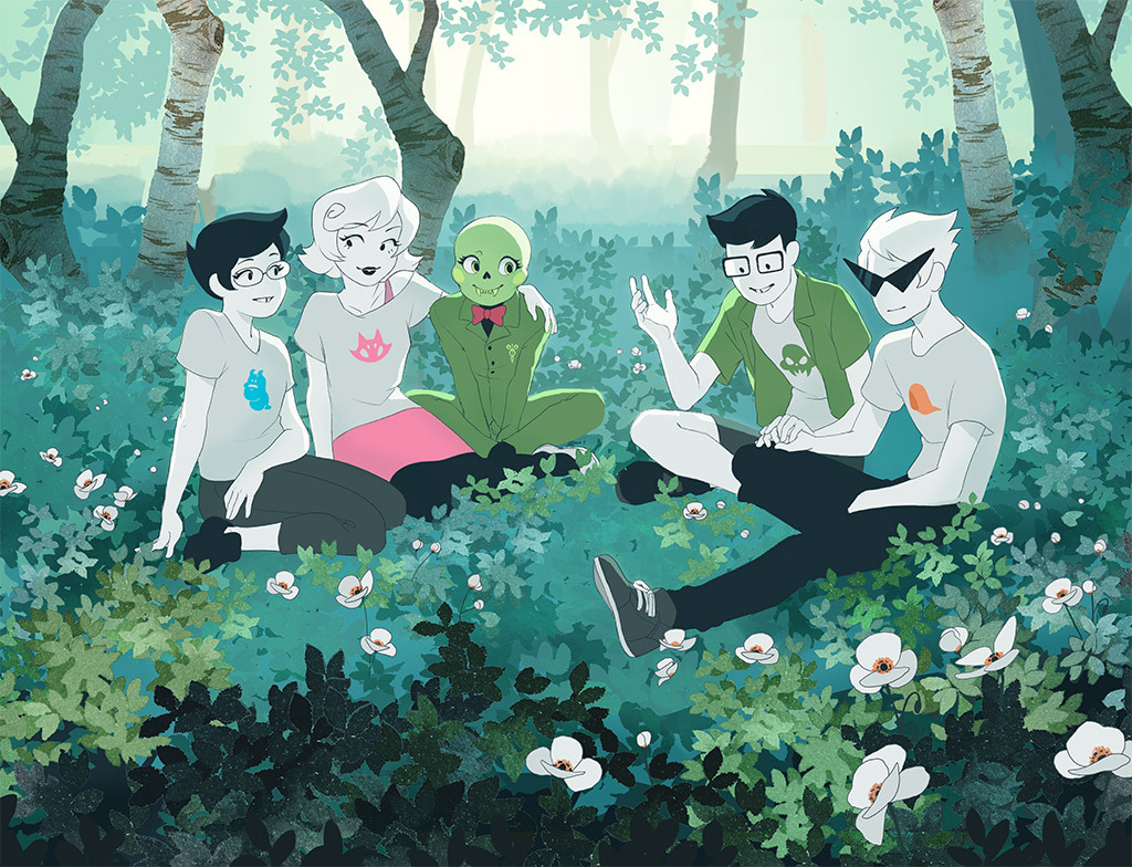 rozenn-blog:I had the pleasure to work on the 2018 Homestuck Calendar!Thanks @forfansbyfans