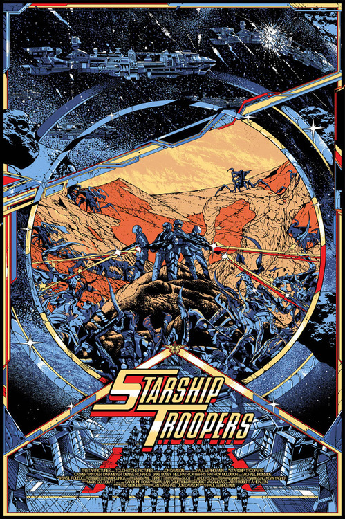 thepostermovement:  Starship Troopers by Killian Eng