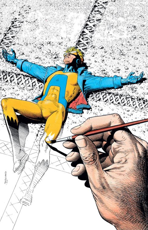 clandestinecritic:DC comics for January 2020: this is the cover for Animal Man by Grant Morrison Book One TP, drawn by Brian Bolland.