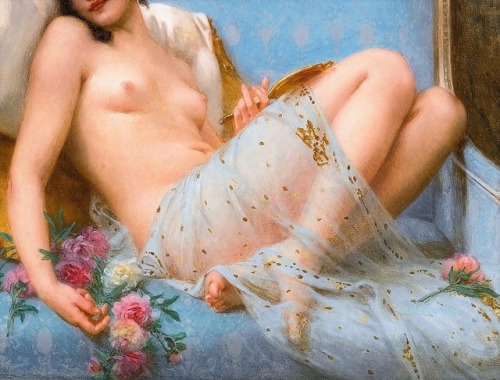 twirld: Reclining Odalisque (detail) Guillaume Seignac