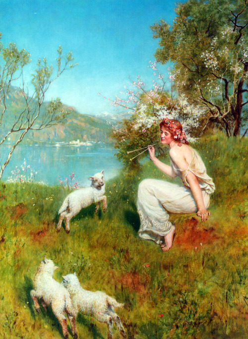 c0ssette:John Collier,Spring. English, 1850-1934.