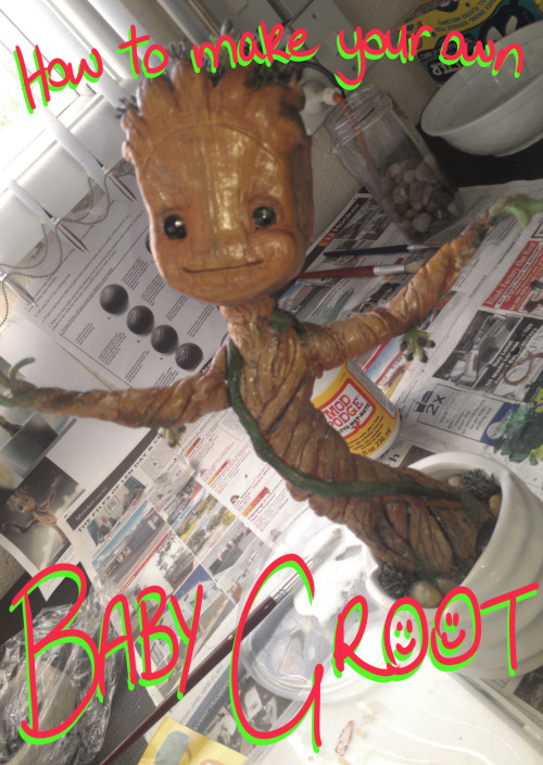 How To Make Your Own Baby Groot Sculpture