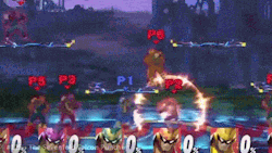smashbroslegacy:Sevenfold Falcon Punch. Truly a spectacle to behold.